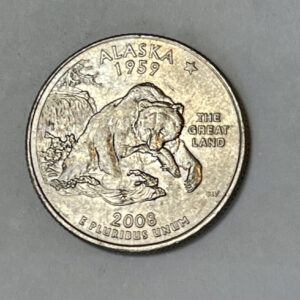 “1959-2008 D USA Alaska The Great Land ¼ Dollar”
