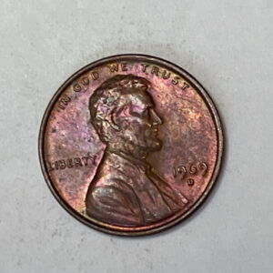 “1969 D USA 1 CENT”