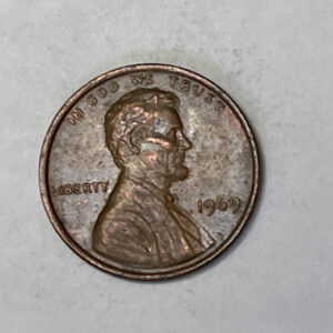 “1969 NO MINT MARK USA 1 CENT”