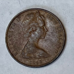1969 New Zealand 2 Cent
