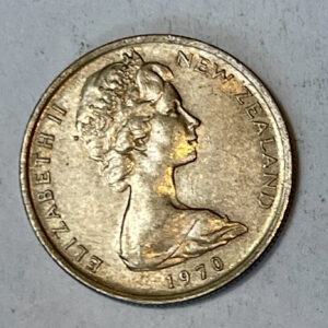 1970 New Zealand 5 Cent
