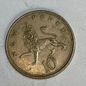 1970 UK 10 NEW Pence