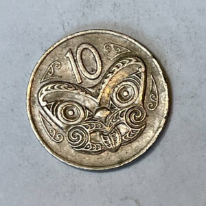 1971 New Zealand 10 cents