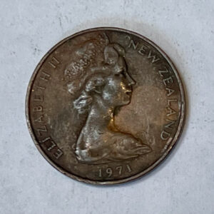 1971 New Zealand 2 Cent