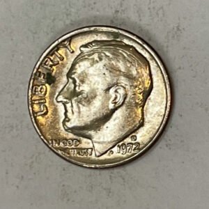 “1972 D USA 1 Dime”