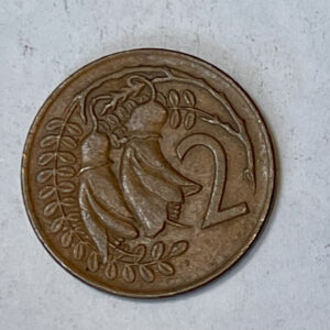 1972 New Zealand 2 Cent