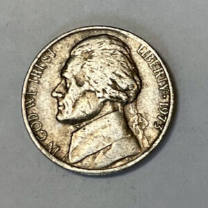 “1973 NO MINT MARK USA 5 Cents”