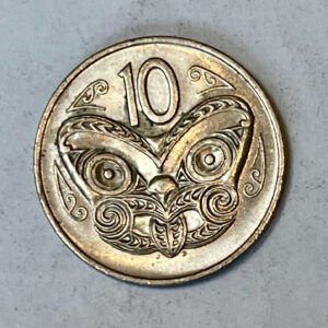 1973 New Zealand 10 cents