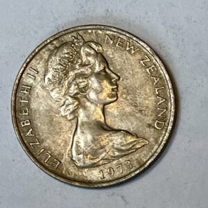 1973 New Zealand 20 cents