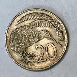 1973 New Zealand 20 cents