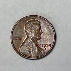 “1974 D USA 1 CENT”