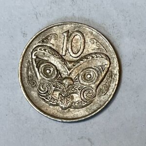 1974 New Zealand 10 cents