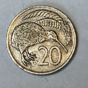 1976 New Zealand 20 cents