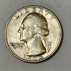 “1978  NO MINT MARK USA ¼ Dollar”