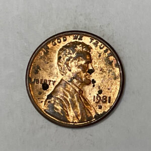 “1981 D USA 1 CENT”