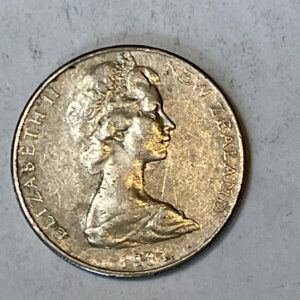 1981 New Zealand 10 cents