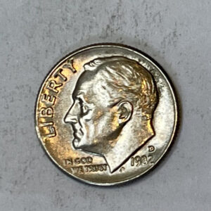 “1982 D USA 1 Dime”