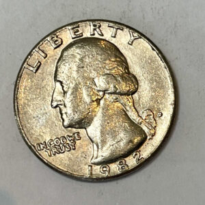 “1982 D USA ¼ Dollar”