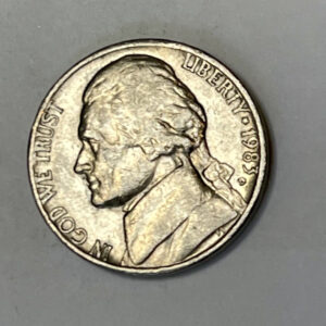 “1983 D USA 5 Cents”