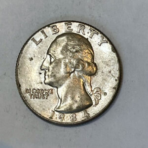 “1984 D USA ¼ Dollar”