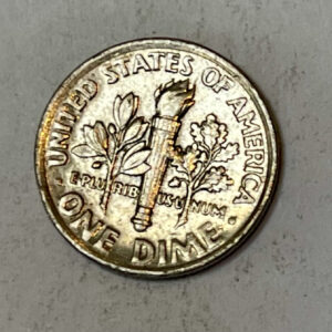 “1986 P USA 1 Dime”