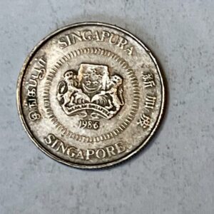 1986 Singapore 10 cents