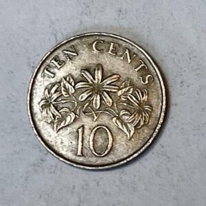 1986 Singapore 10 cents