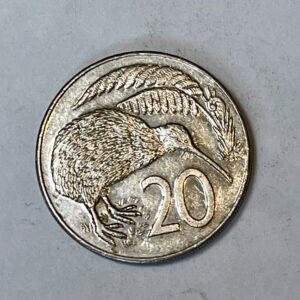 1987 New Zealand 20 cents