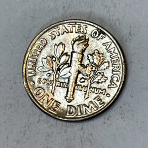 “1987 P USA 1 Dime”