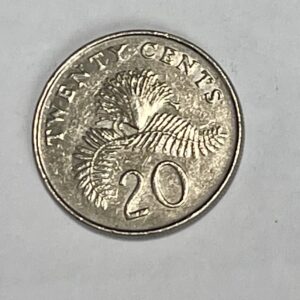 1987 Singapore 20 cents