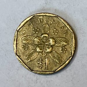 1988 Singapore $1 Dollar
