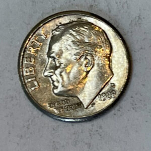 “1989 D USA 1 Dime”