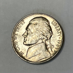 “1989 D USA 5 Cents”