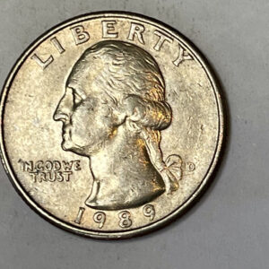 “1989 D USA ¼ Dollar”