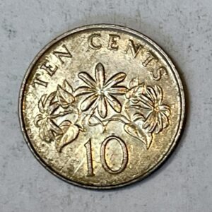 1989 Singapore 10 cents
