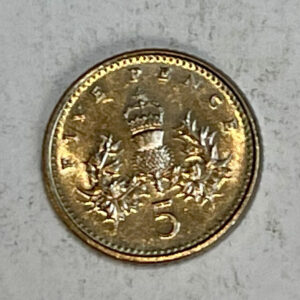 1990 UK 5 Pence