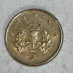 1991 UK 5 Pence