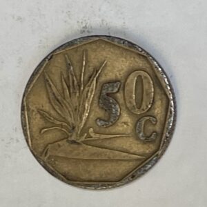 1991 South Africa 50 Cents