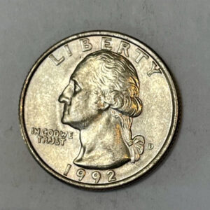 “1992 D USA ¼ Dollar”