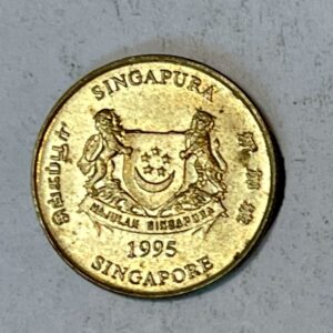 1995 Singapore 5 cents