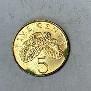 1995 Singapore 5 cents