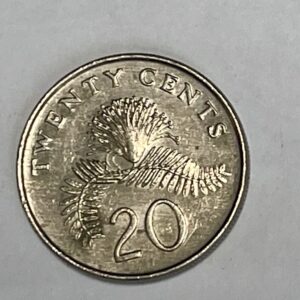 1996 Singapore 20 cents