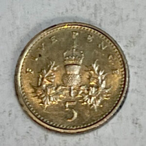 1996 UK 5 Pence