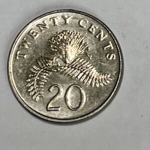 1997 Singapore 20 cents