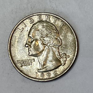 “1998 D USA ¼ Dollar”