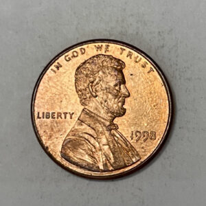 “1998 NO MINT MARK USA 1 CENT”