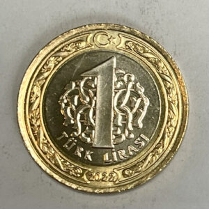 2022 Turkey 1 Lira