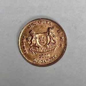 2000 Singapore 1 cent