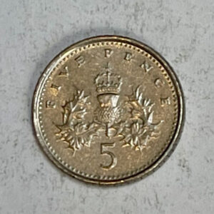 2000 UK Decimal 5 Pence