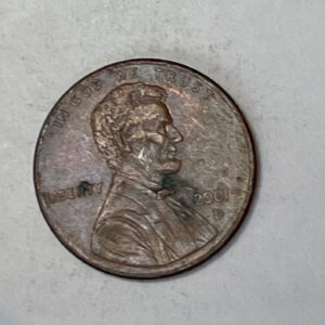 “2001 D USA 1 CENT”